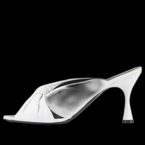 Balenciaga Drapy Mules White (Women's)