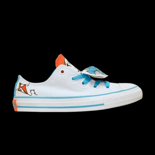 Converse Dr. Seuss x Chuck Taylor All Star Double Tongue Ox GS 'Thing 1, Thing 2'