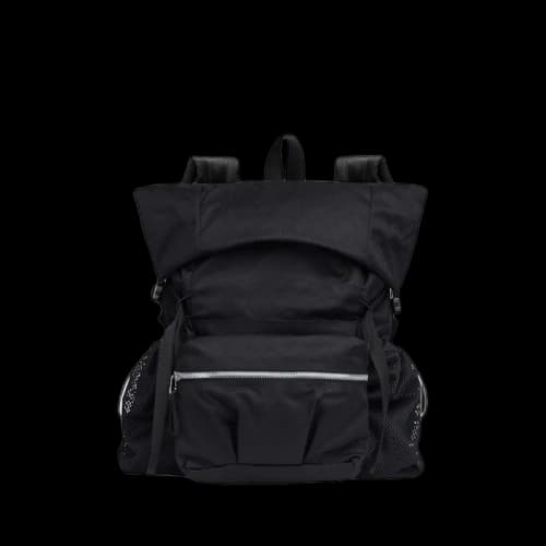 Bottega Veneta Logo Backpack Black