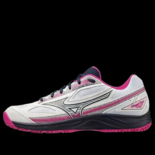 Mizuno Break Shot 4 OC 'White Pink' (Women's)