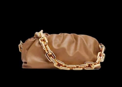 Bottega Veneta Chain Pouch Teak