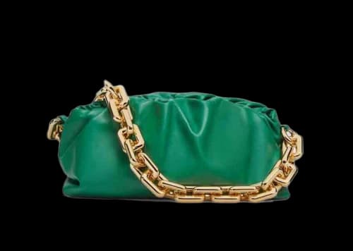 Bottega Veneta Chain Pouch Racing Green