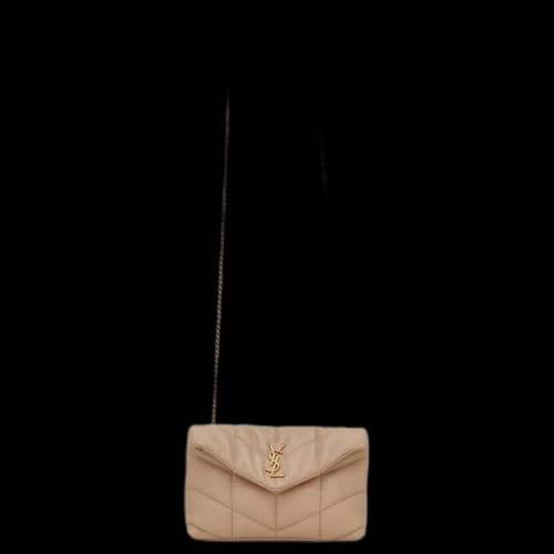 Saint Laurent Puffer Toy Bag 'Dark Beige'