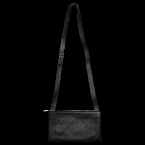 Bottega Veneta Antarsio Leather Crossbody Bag 'Black'