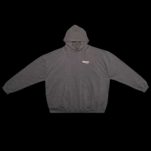 Balenciaga Large Fit Hoodie 'Grey'
