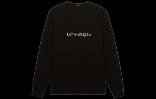 Balenciaga Symbolic Crewneck Black