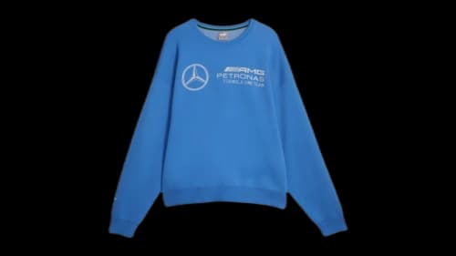 Puma MAPF1 Statement Knitted Crew Neck Sweater Ultra Blue