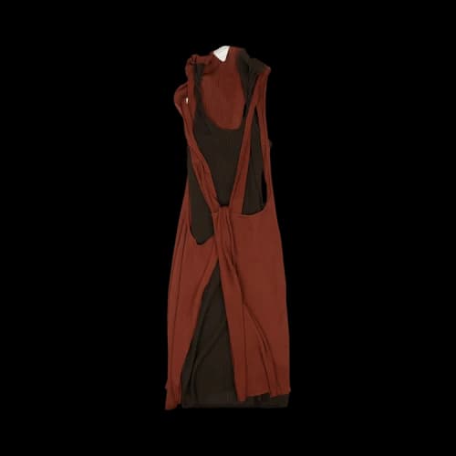 Bottega Veneta Deconstructed Sweater Dress 'Brown'