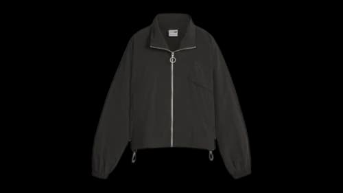 Puma Women's Infuse Woven Full Zip Jacket Black