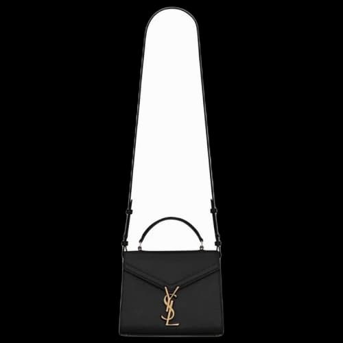 Saint Laurent Cassandra Mini Top Handle 'Black'