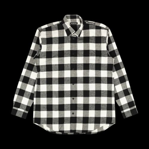 Balenciaga Twill Check Button Down 'Multicolor'
