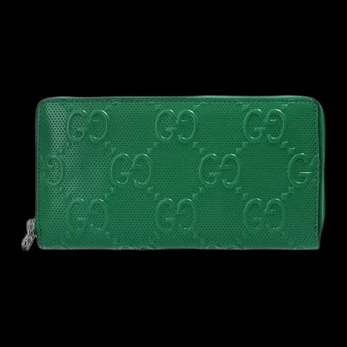 Gucci Embossed Full Zip Wallet 'New Shamar'