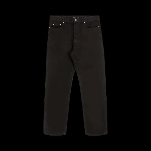 Saint Laurent Straight Jeans High 'Black'