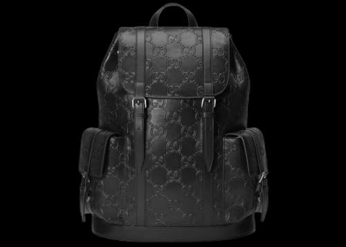 Gucci GG Embossed Backpack Black