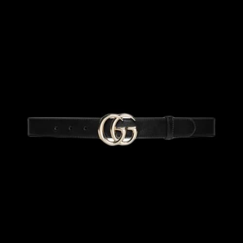 Gucci GG Marmont Thin Belt 'Black'