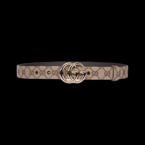 Gucci GG Marmont Thin Belt 'Beige'
