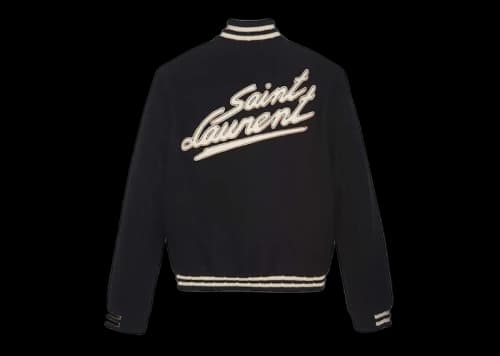 Saint Laurent Teddy Jacket Black