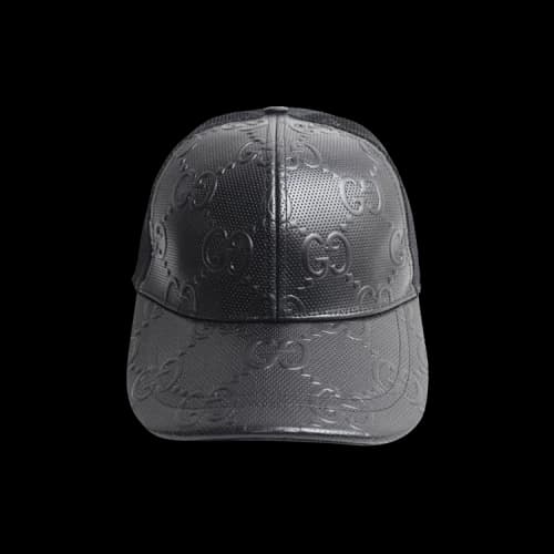 Gucci GG Embossed Baseball Hat 'Black'