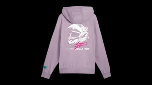 Puma MAPF1 Mad Dog Jones Graphic Pullover Hoodie Pale Plum