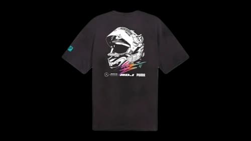 Puma MAPF1 Team Mad Dog Jones Graphic Crew Neck Short Sleeve T-Shirt Black