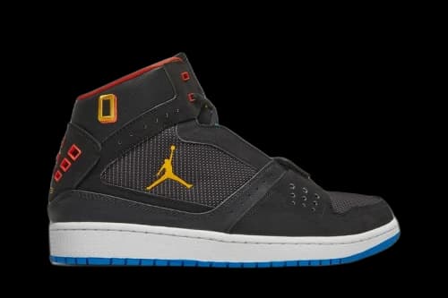Jordan 1 Flight Strap 'Black Team Orange'