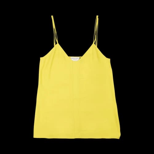 Bottega Veneta V Neck Spaghetti Strap Cami Tank Top 'Yellow'