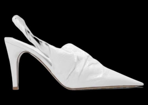 Bottega Veneta Pointed Toe Mules White (Women's)