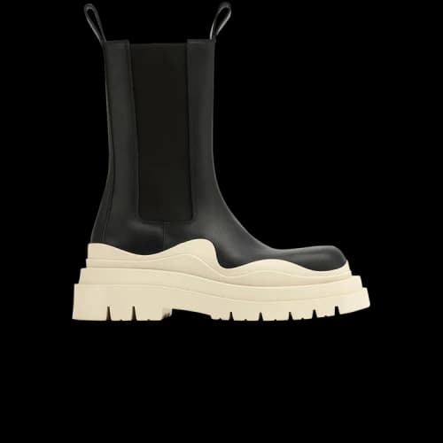 Bottega Veneta Tire Boot 'Black Sea Salt' (Women's)