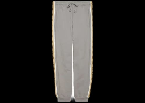 Gucci Cotton Jersey Pants Grey