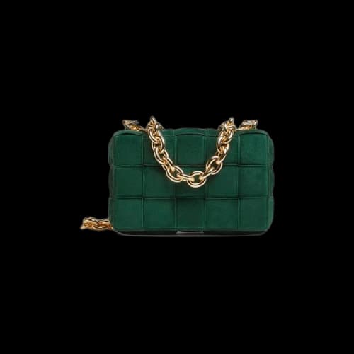 Bottega Veneta Chain Cassette 'Emerald Green/Gold'
