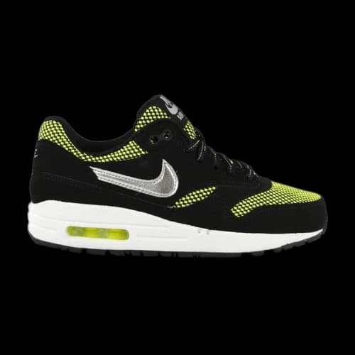 Nike Air Max 1 LE GS 'Black Silver Volt'
