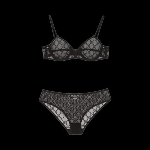 Gucci GG Lingerie Set 'Black'