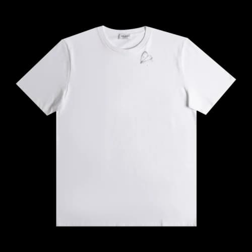 Saint Laurent Heart Logo T-Shirt 'White'