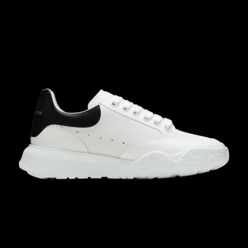 Alexander McQueen Oversized Court Trainer 'White Black' (Women's)