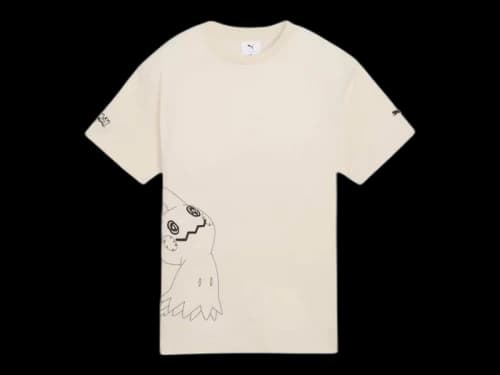 Puma x Pokemon Kids Relaxed Graphic Tee Alpine Snow
