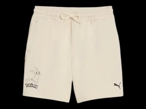 Puma x Pokemon Kids Relaxed Shorts Alpine Snow