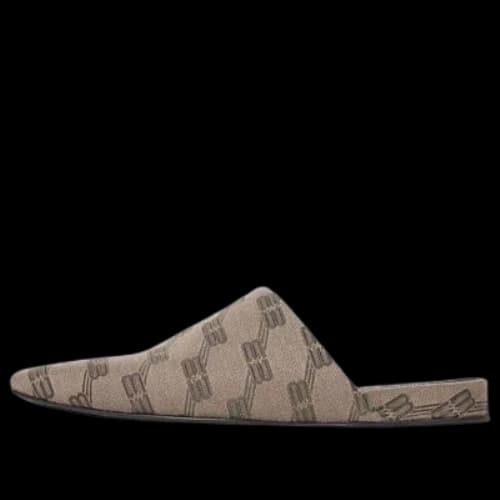 Balenciaga Cosy Mules 'BB Monogram Brown'