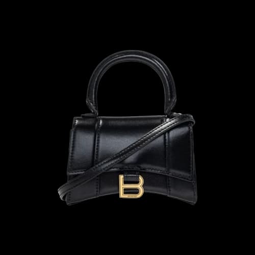 Balenciaga Mini Hourglass Top Handle Bag 'Black'