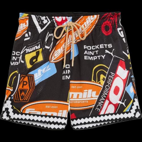 PUMA x FAST & FURIOUS 6" Reversible Shorts 'PUMA Black AOP'
