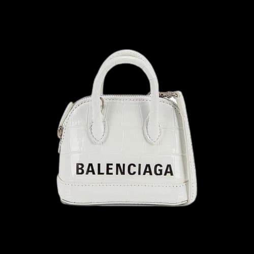 Balenciaga Nano Ville Top Handle Bag 'Optic White/Black'