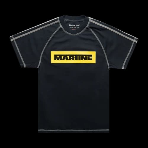 Martine Rose Raglan Shrunken T-Shirt 'Black'