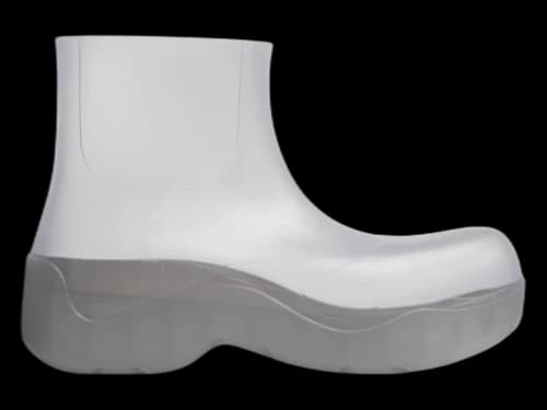 Bottega Veneta Puddle Ankle Boots Glass