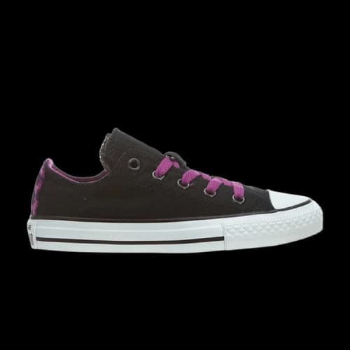 Converse Chuck Taylor All Star Double Tongue Ox GS 'Black'