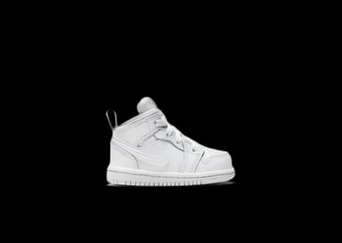 Jordan 1 Mid Triple White (TD)