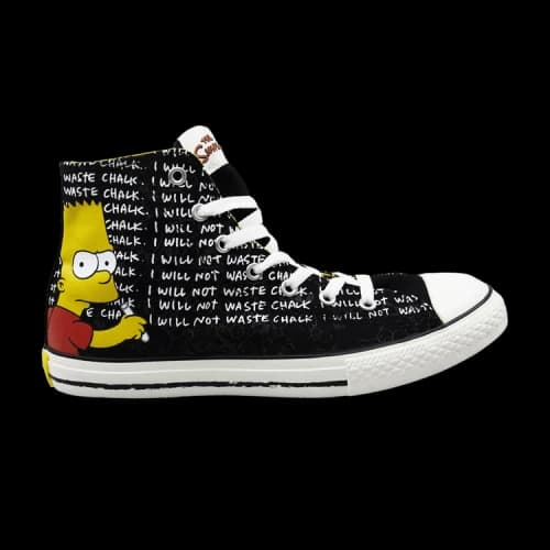 The Simpsons x Converse Chuck Taylor All Star High GS 'I Will Not Waste Chalk'