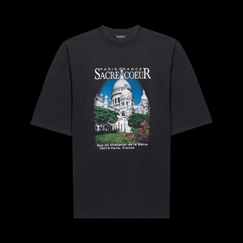 Balenciaga Sacré Cœur T-Shirt 'Black'