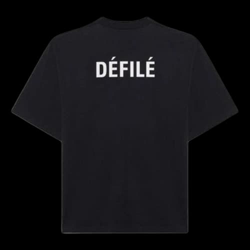 Balenciaga Alphabet Printing Wide Short Sleeve Black