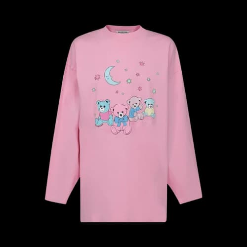 Balenciaga Teddy Bear Oversized T-Shirt 'Pink'