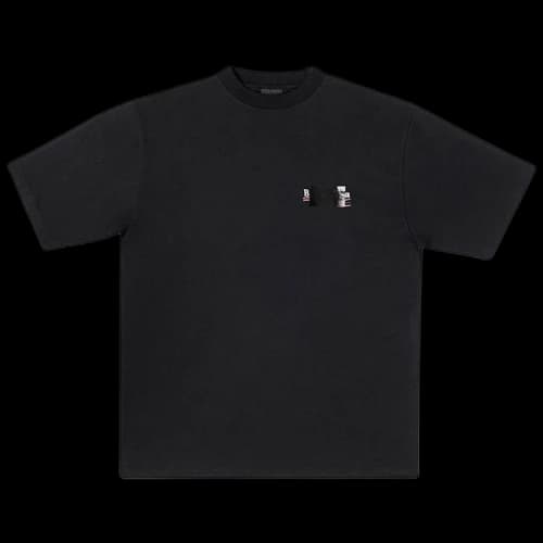 Balenciaga Oversized Hand Drawn T-shirt Black White