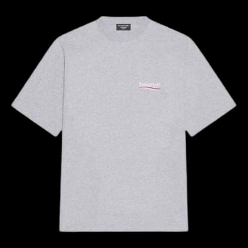 Balenciaga Political Campaign T-shirt Large Fit 'Grey'